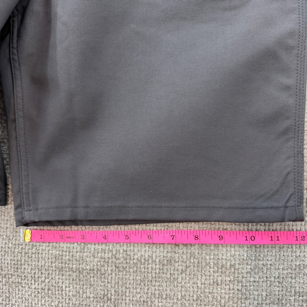 Carhartt Rugged Professional Work Shorts Women's 18 Grey Canvas - Picture 6 of 7